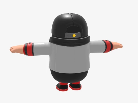 Fanatic Fall Guy - Fortnite 3D Model