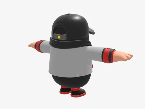Fanatic Fall Guy - Fortnite 3D Model
