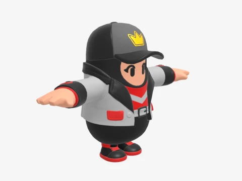 Fanatic Fall Guy - Fortnite 3D Model