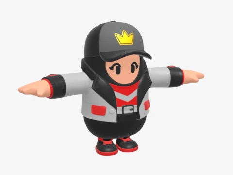 Fanatic Fall Guy - Fortnite 3D Model