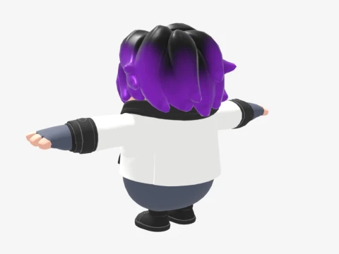 Punk Princess Phaedra Fall Guy - Fortnite 3D Model