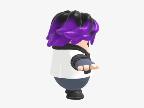 Punk Princess Phaedra Fall Guy - Fortnite 3D Model