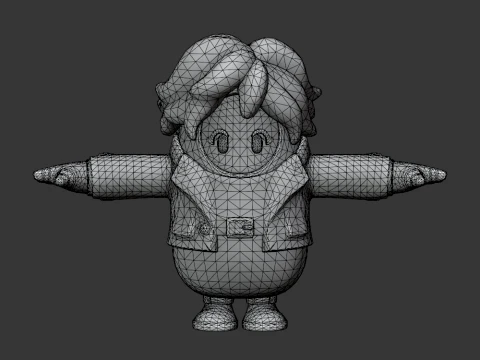 Punk Princess Phaedra Fall Guy - Fortnite 3D Model