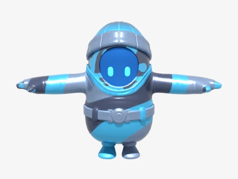 Zero Fall Guy - Fortnite 3D Model