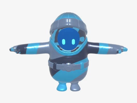 Zero Fall Guy - Fortnite 3D Model