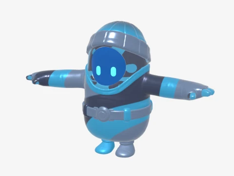 Zero Fall Guy - Fortnite 3D Model