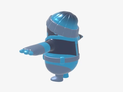 Zero Fall Guy - Fortnite 3D Model