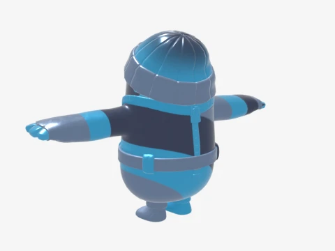 Zero Fall Guy - Fortnite 3D Model