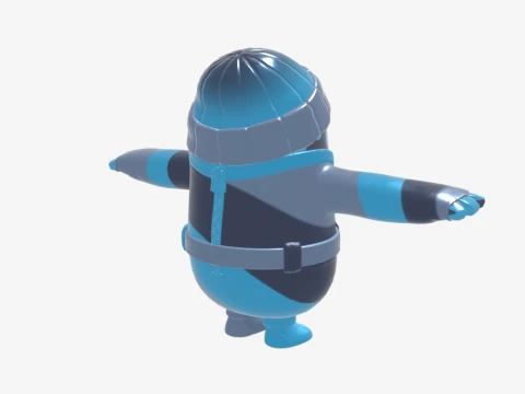 Zero Fall Guy - Fortnite 3D Model
