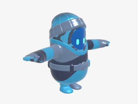 Zero Fall Guy - Fortnite 3D Model