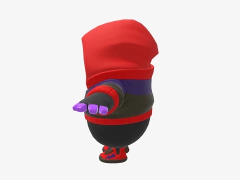 Dark Doggo Fall Guy - Fortnite 3D Model