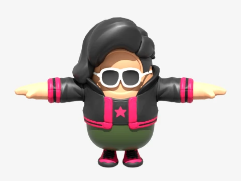 Fall Guy del corredor renegado - Fortnite Modelo 3D