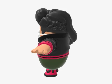 Renegade Runner Fall Guy - Fortnite 3D Model