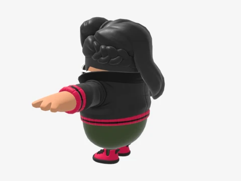Renegade Runner Fall Guy - Fortnite 3D Model