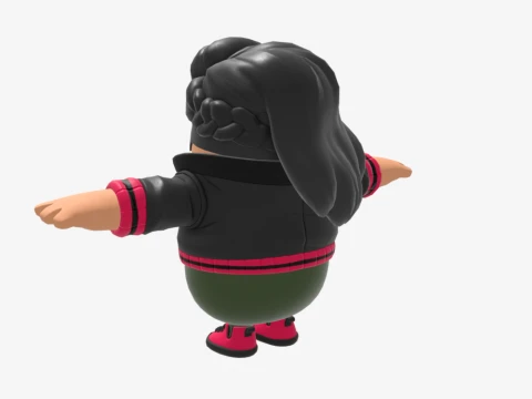 Renegade Runner Fall Guy - Fortnite 3D Model