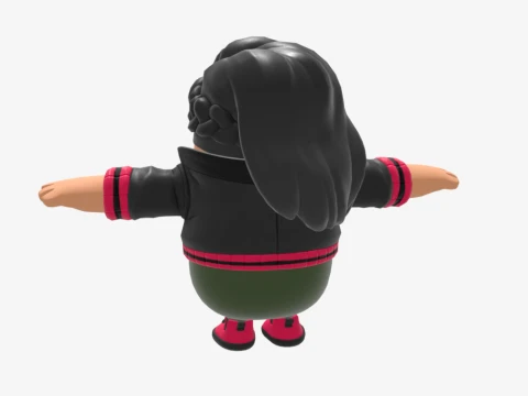 Renegade Runner Fall Guy - Fortnite 3D Model