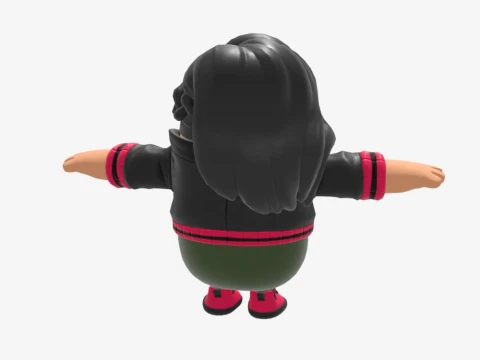 Renegade Runner Fall Guy - Fortnite 3D Model