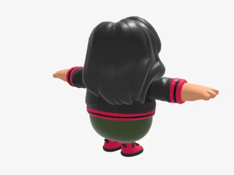Renegade Runner Fall Guy - Fortnite 3D Model
