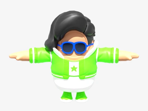FNCS Renegade Fall Guy - Fortnite 3D Model