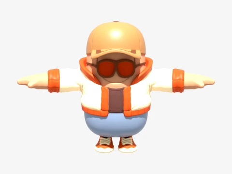 Safari Fall Guy - Fortnite 3D Model