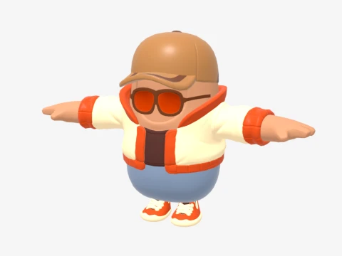 Safari Fall Guy - Fortnite 3D Model