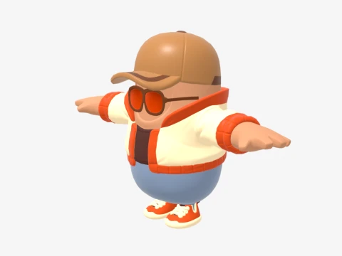 Safari Fall Guy - Fortnite 3D Model
