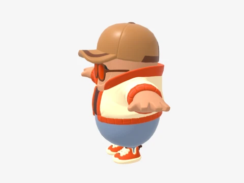 Safari Fall Guy - Fortnite 3D Model