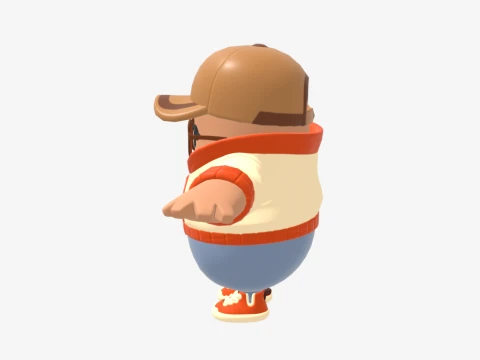 Safari Fall Guy - Fortnite 3D Model