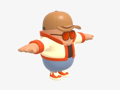 Safari Fall Guy - Fortnite 3D Model