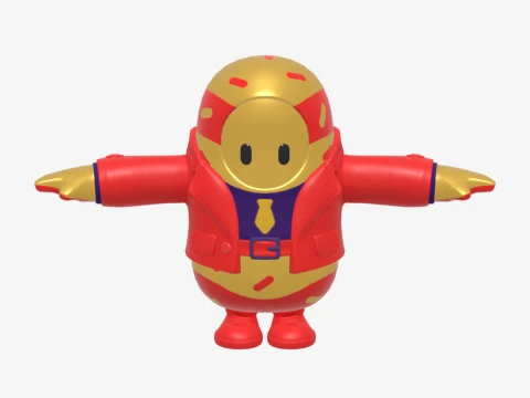 Aces Wild Card Fall Guy - Fortnite 3D Model
