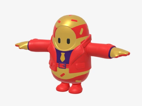 Aces Wild Card Fall Guy - Fortnite 3D Model