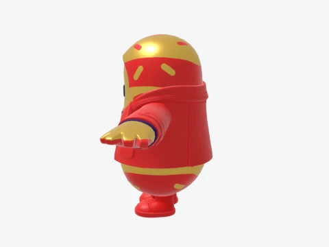 Aces Wild Card Fall Guy - Fortnite 3D Model