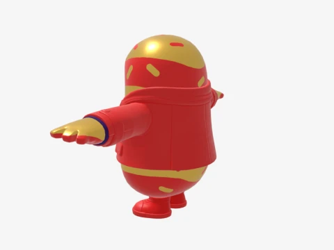 Aces Wild Card Fall Guy - Fortnite 3D Model