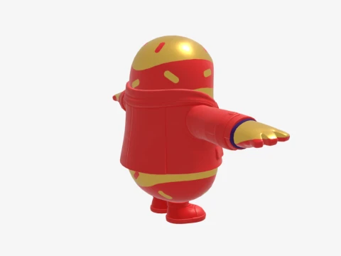 Aces Wild Card Fall Guy - Fortnite 3D Model