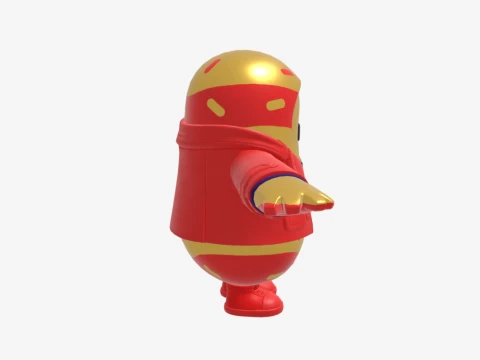 Aces Wild Card Fall Guy - Fortnite 3D Model