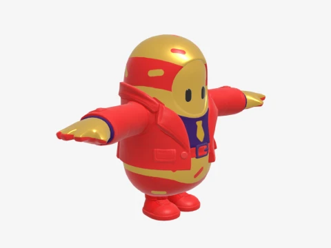 Aces Wild Card Fall Guy - Fortnite 3D Model
