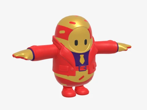 Aces Wild Card Fall Guy - Fortnite 3D Model