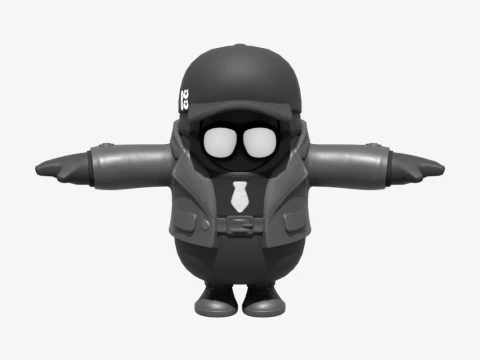 SHADOW Enforcer Fall Guy - Fortnite 3D Model
