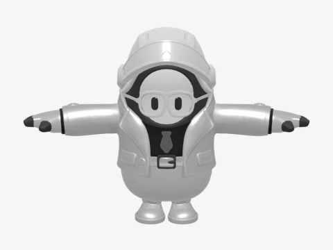 GHOST Enforcer Fall Guy - Fortnite 3D Model