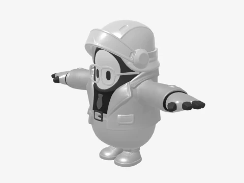GHOST Enforcer Fall Guy - Fortnite 3D Model