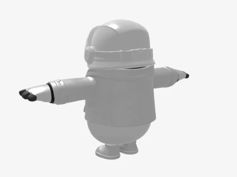 GHOST Enforcer Fall Guy - Fortnite 3D Model