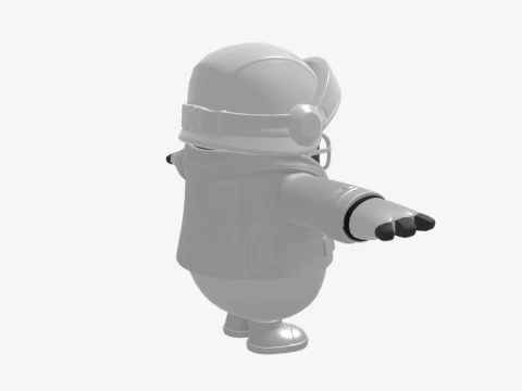 GHOST Enforcer Fall Guy - Fortnite 3D Model
