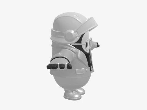 GHOST Enforcer Fall Guy - Fortnite 3D Model