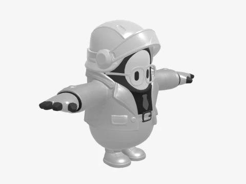 GHOST Enforcer Fall Guy - Fortnite 3D Model