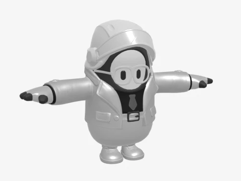 GHOST Enforcer Fall Guy - Fortnite 3D Model