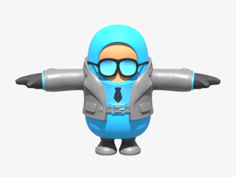 Brutus Fall Guy - Fortnite 3D Model