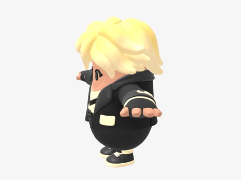 Siren Fall Guy - Fortnite 3D Model