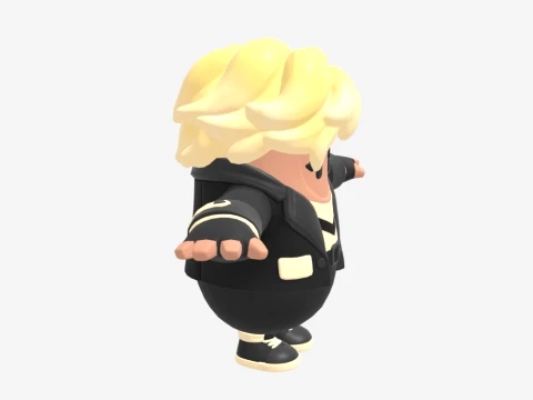 Siren Fall Guy - Fortnite 3D Model