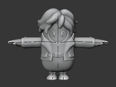 Siren Fall Guy - Fortnite 3D Model