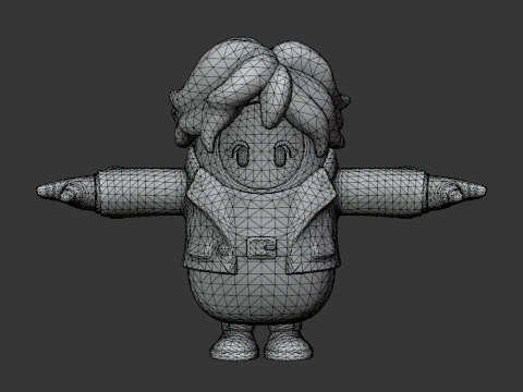 Siren Fall Guy - Fortnite 3D Model